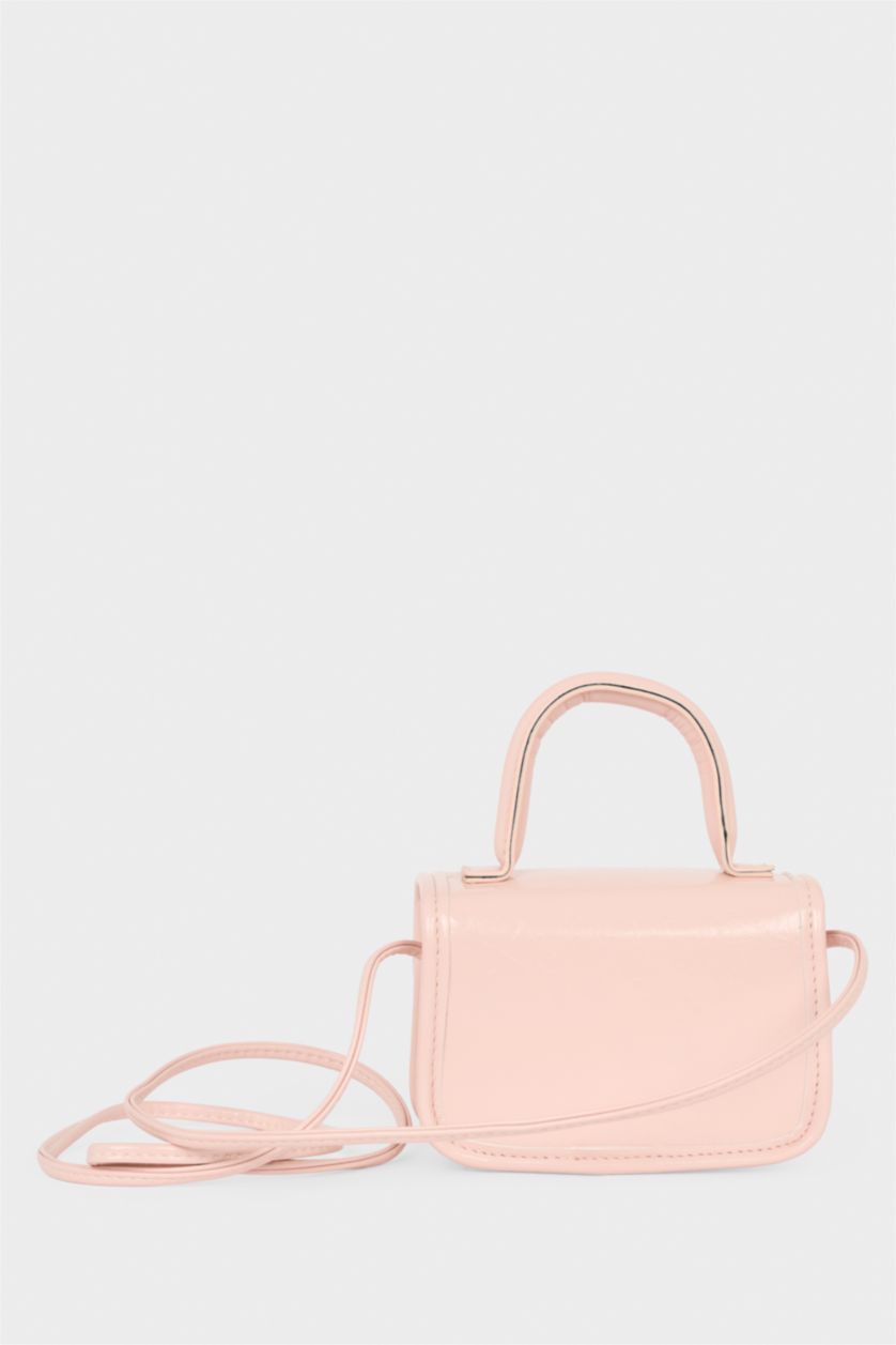 Kız Çocuk - Genç Kız Açık Pembe Kız Çocuk Çapraz Çanta