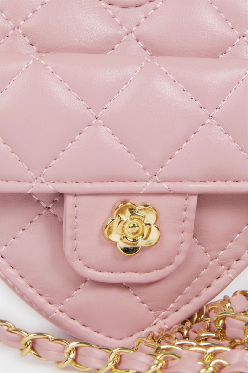 Kız Çocuk - Genç Kız Pembe Çapraz Çanta Kız Çocuk