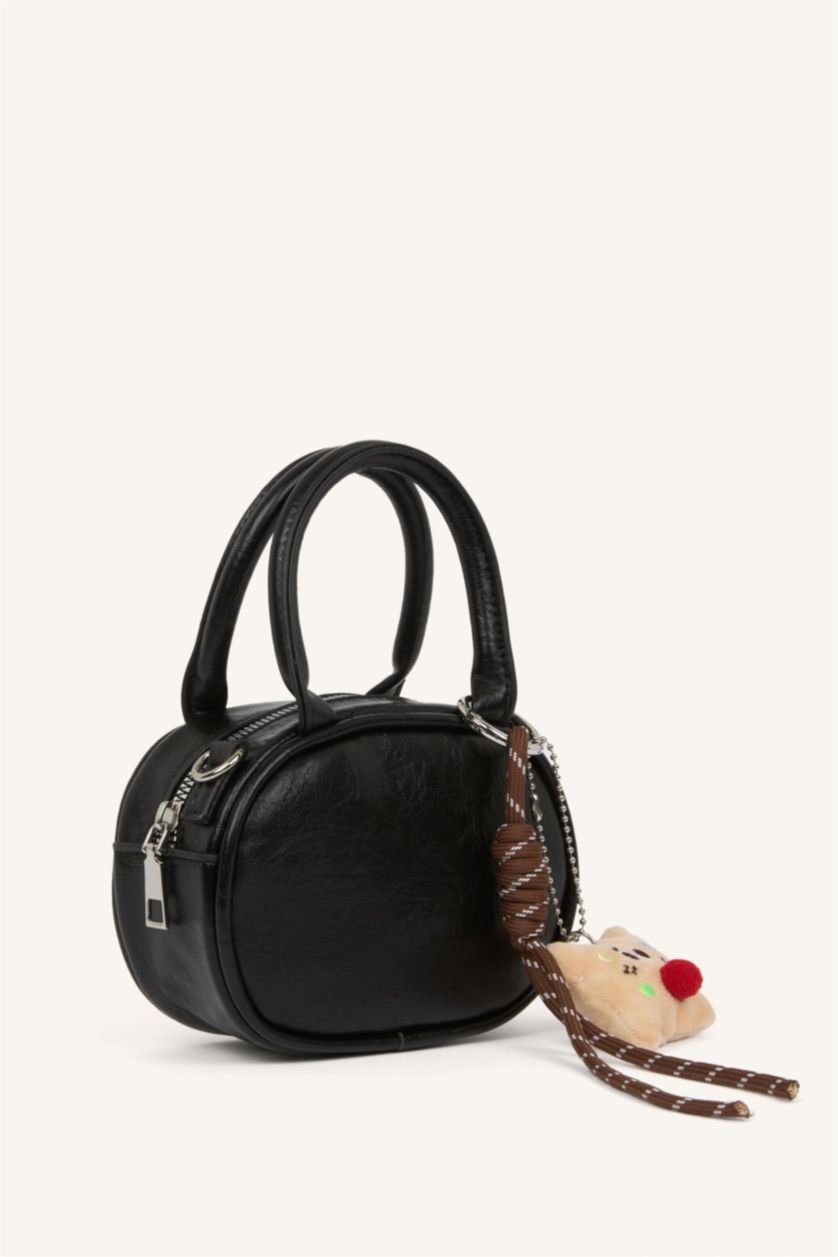 Kız Çocuk - Genç Kız Siyah Çapraz El Çantası Kız Çocuk