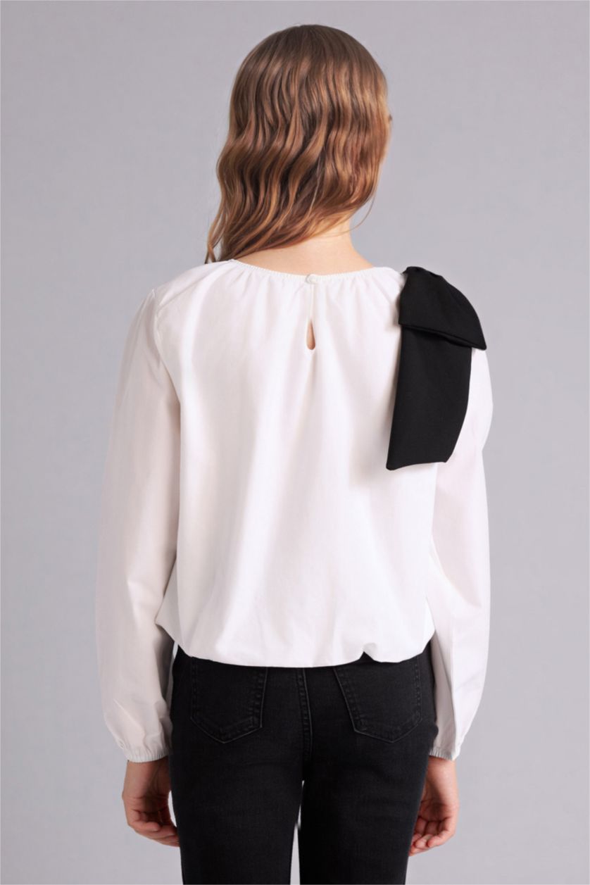 Girls & Teens White Girl Poplin Shirt