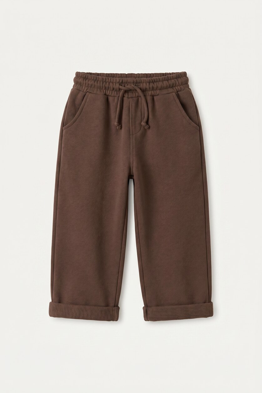 Erkek Bebek Kahve Regular Fit Bebek Pantolon