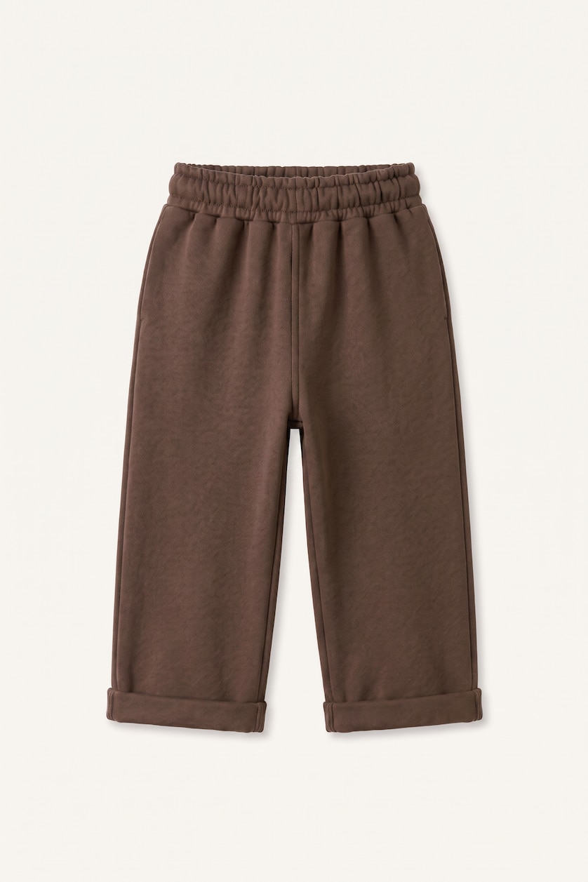 Erkek Bebek Kahve Regular Fit Bebek Pantolon