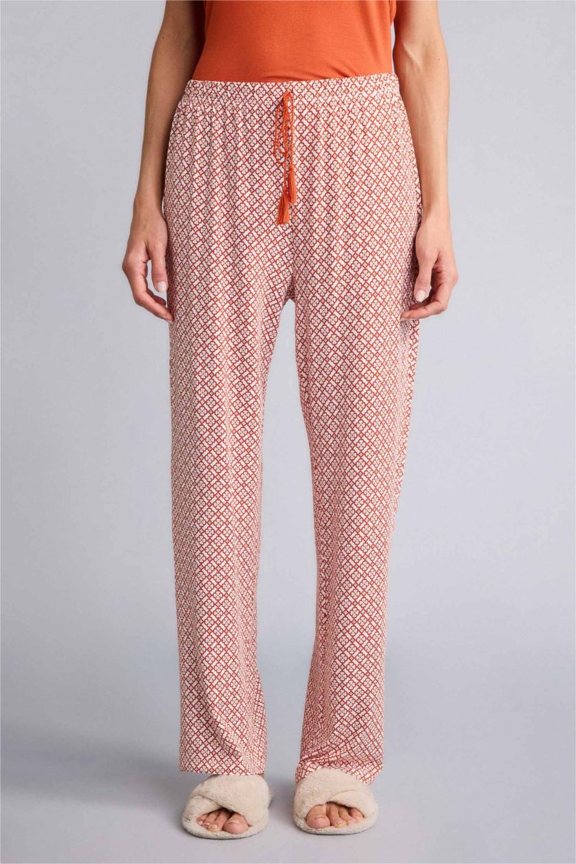 Kadın Turuncu Regular Fıt Kısa Kollu 2'li Takım