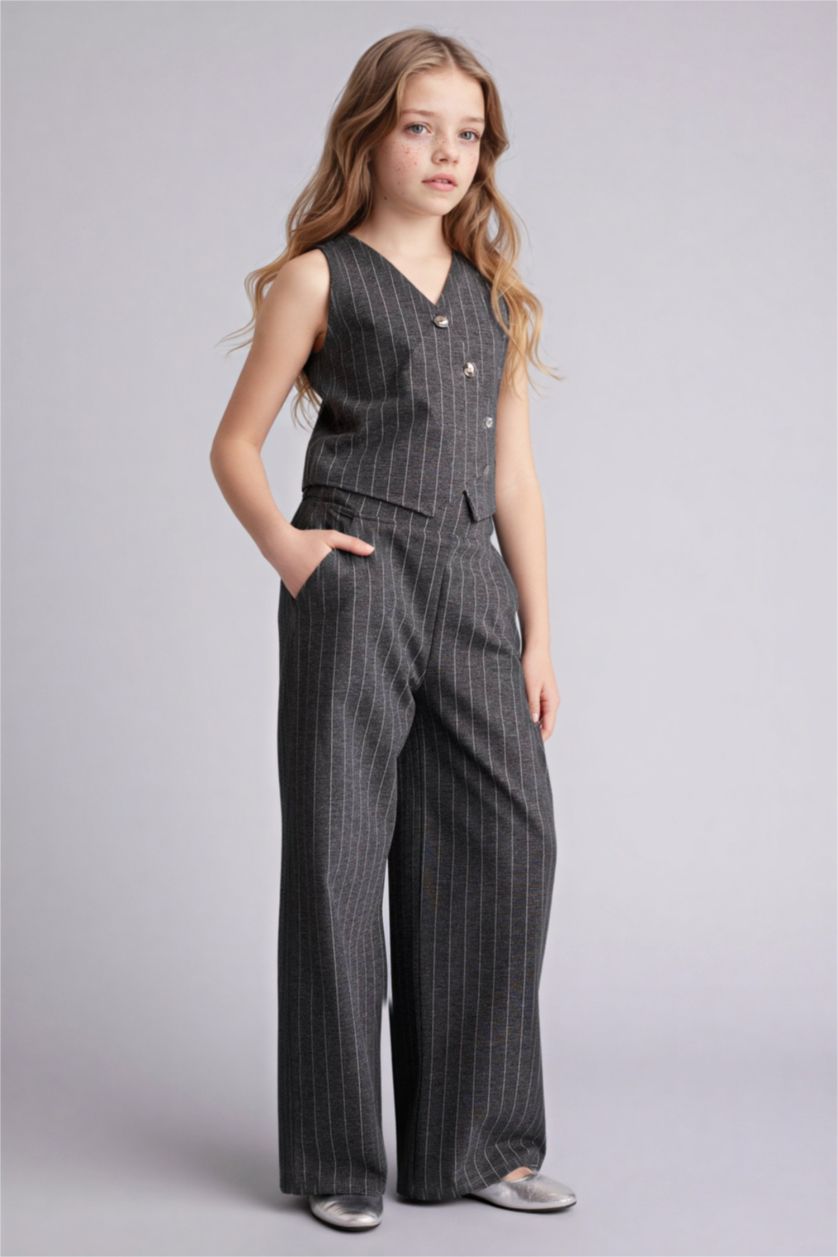 Kız Çocuk - Genç Kız Açık Gri 2'li Takım Kız Çocuk