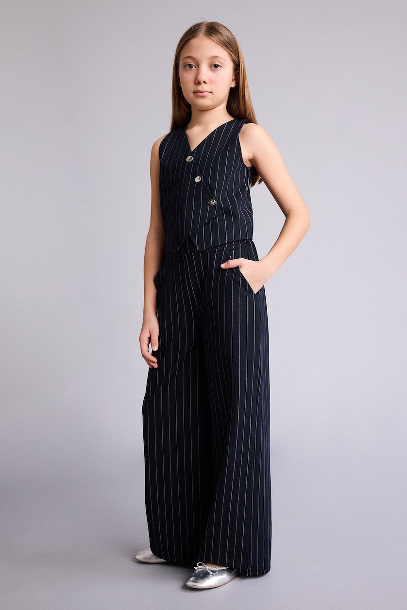 Young Girls - Teen Girls NAVY Girl 2 piece Wide Leg Set