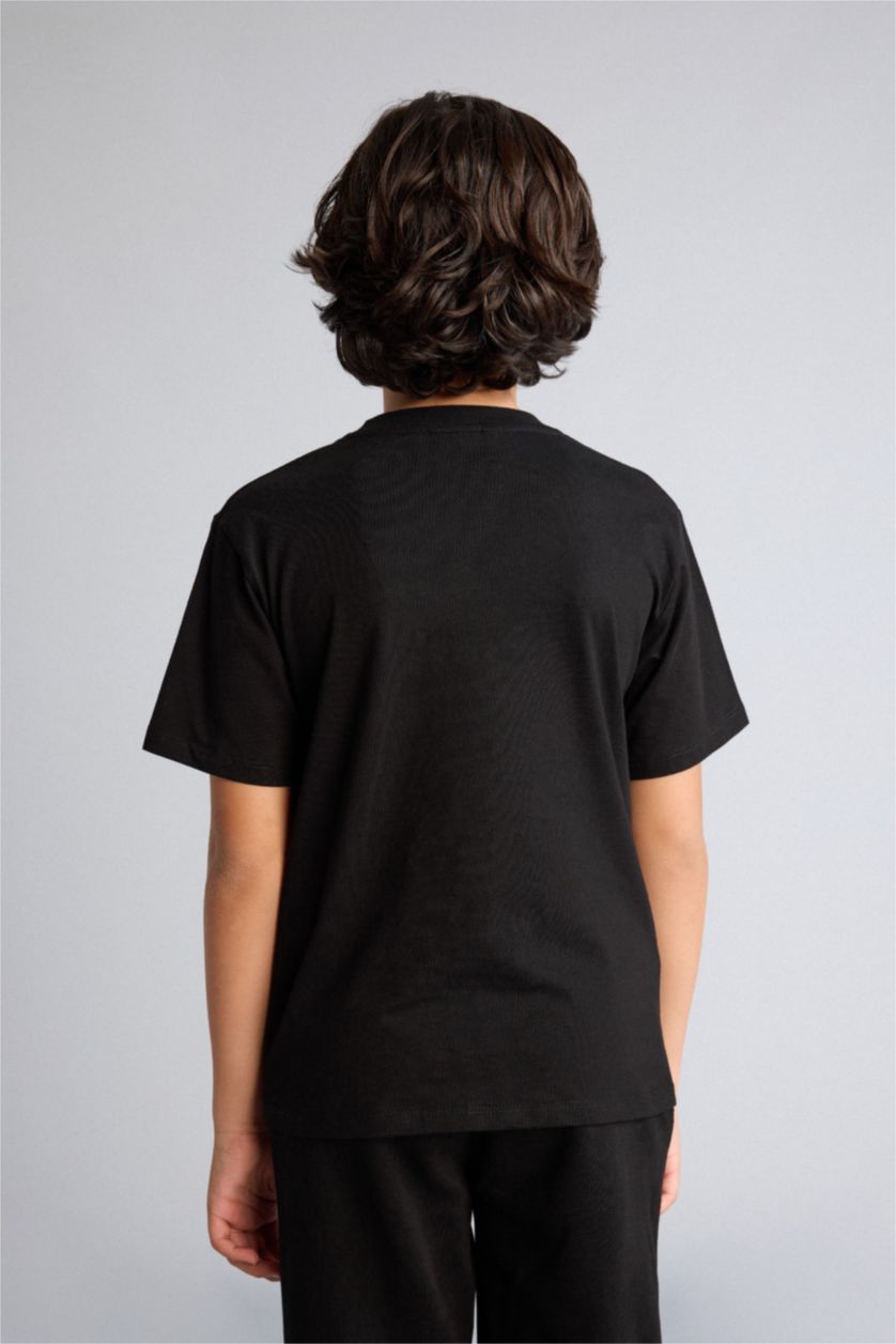 Erkek Çocuk - Genç Erkek Siyah NBA Houston Rockets Tişört Erkek Çocuk