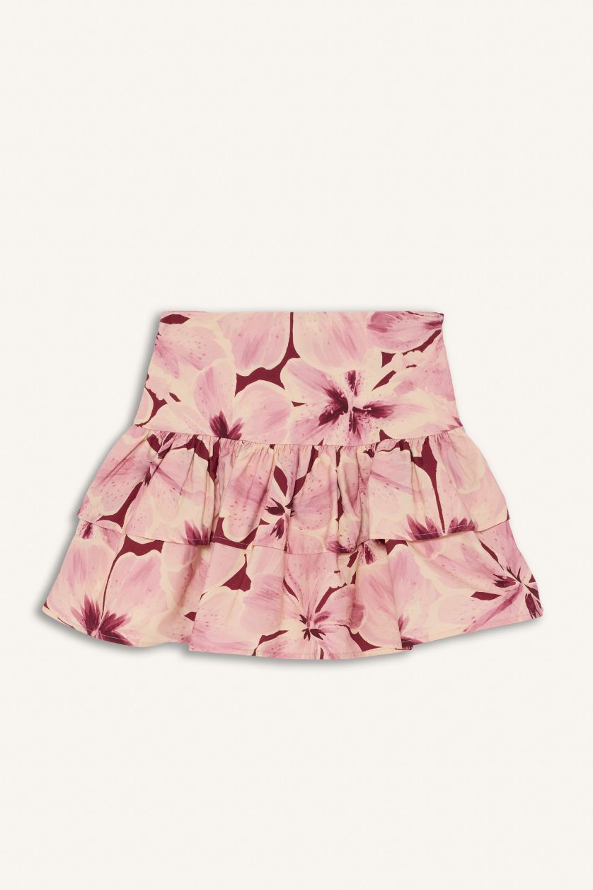 GIRLS & TEENS Bordeaux Girl Poplin Skirt