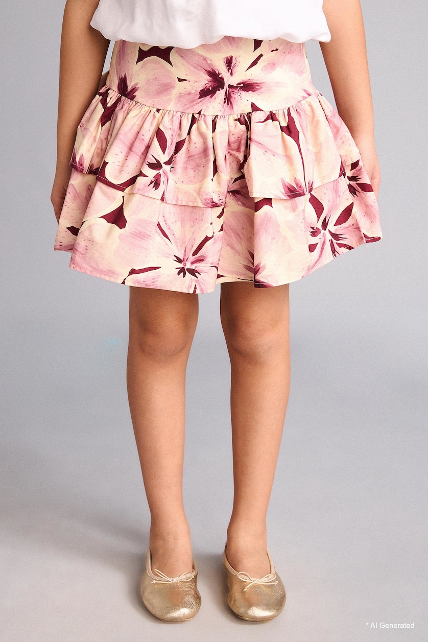 GIRLS & TEENS Bordeaux Girl Poplin Skirt