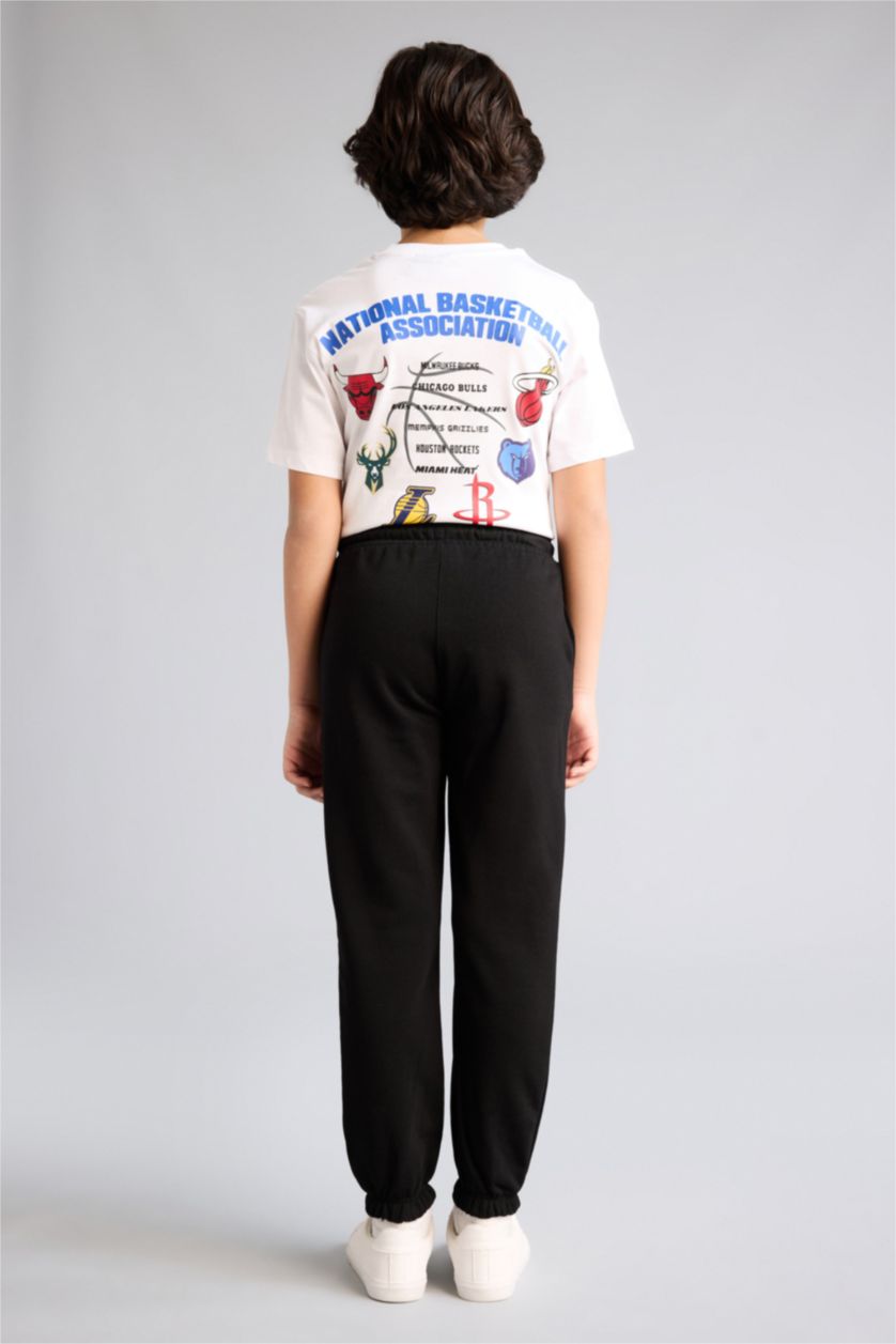 Erkek Çocuk - Genç Erkek Siyah NBA Eşofman Altı Erkek Çocuk