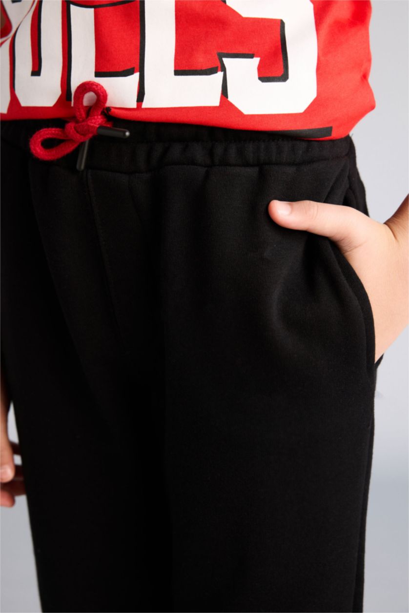 Erkek Çocuk - Genç Erkek Siyah NBA Chıcago Bulls Pantolon Erkek Çocuk