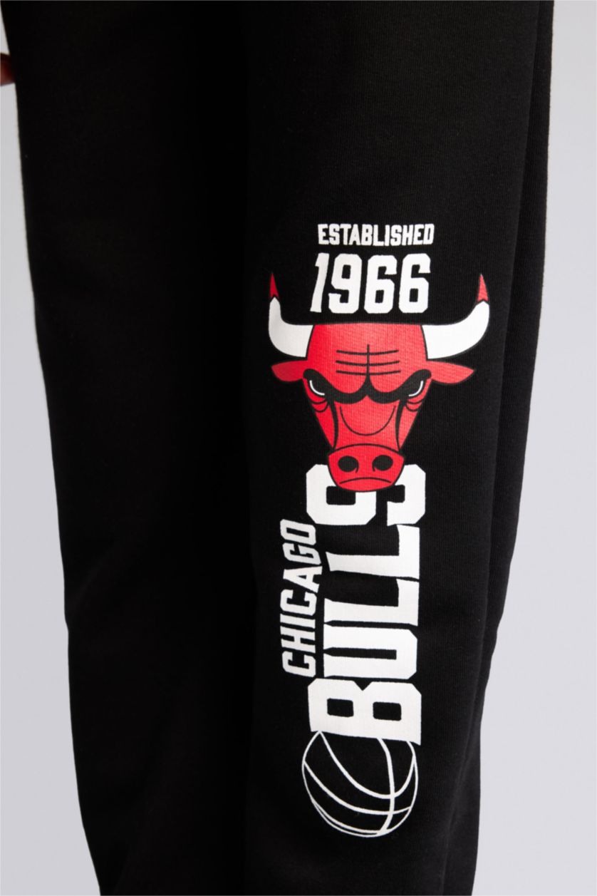 Erkek Çocuk - Genç Erkek Siyah NBA Chıcago Bulls Pantolon Erkek Çocuk