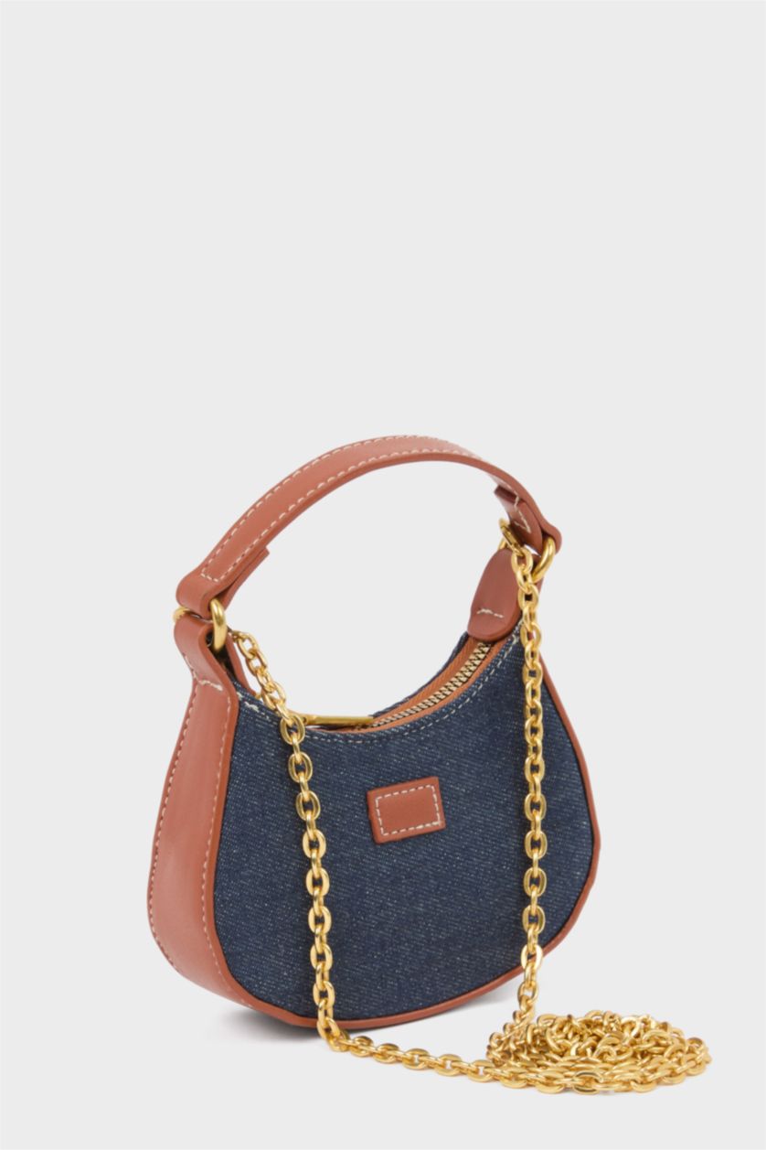 Kadın Mavi Kadın Jean Çapraz Çanta