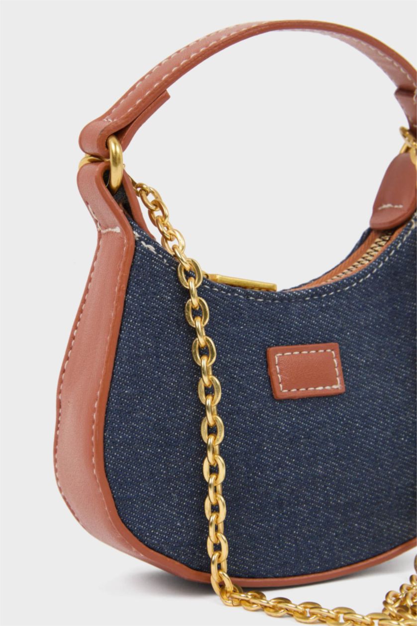 Kadın Mavi Jean Çapraz Çanta