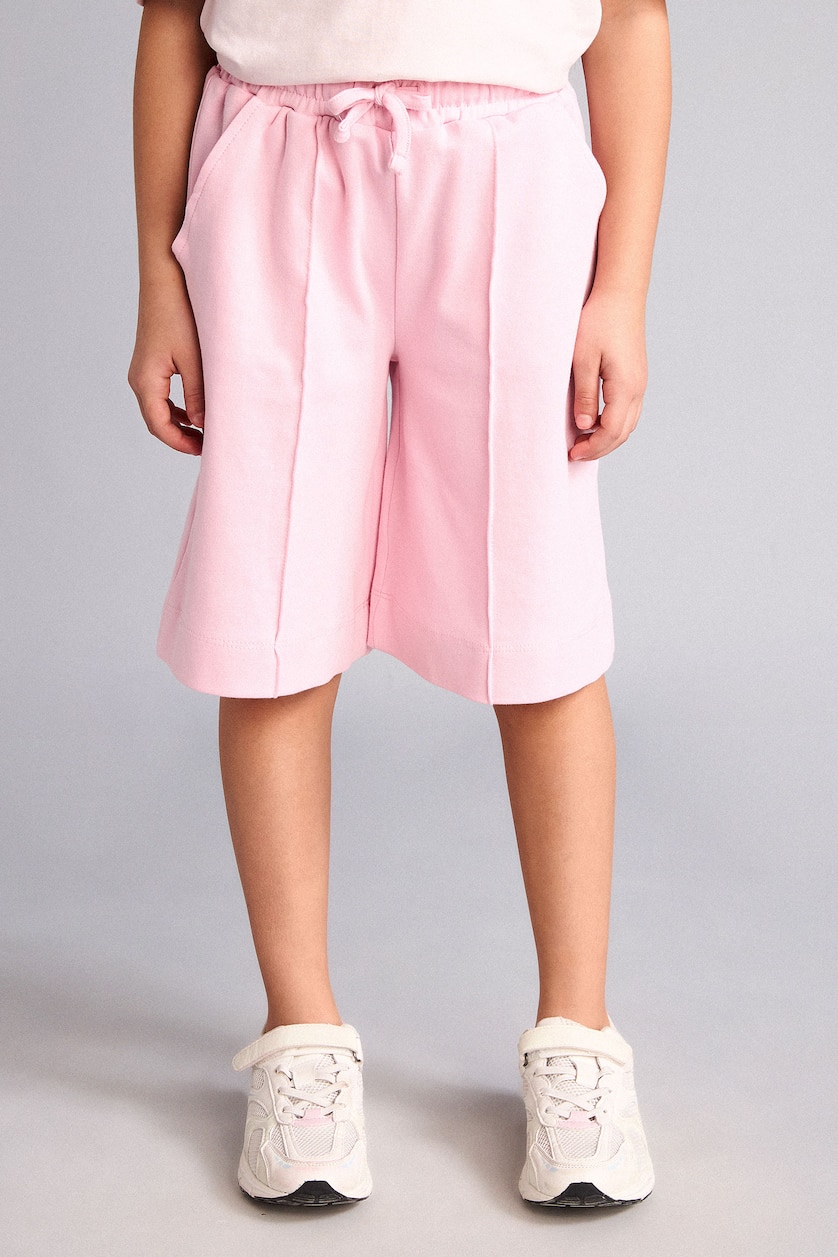 GIRLS & TEENS Light Pink Girl Wide Leg Shorts