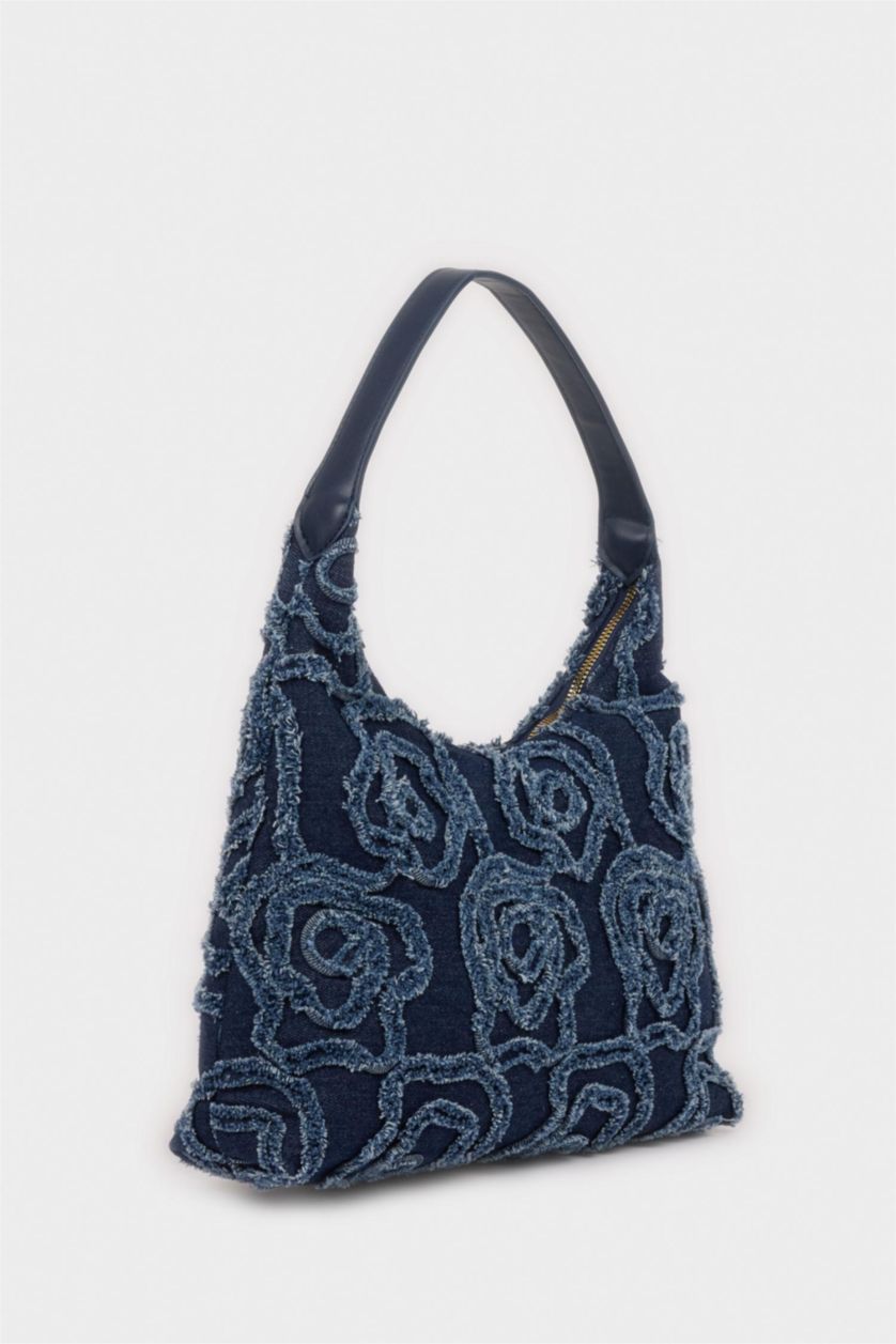 Kadın Mavi Jean Çapraz Çanta