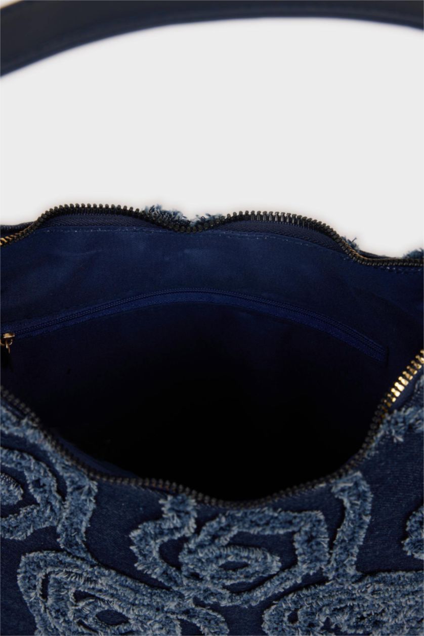 Kadın Mavi Jean Çapraz Çanta