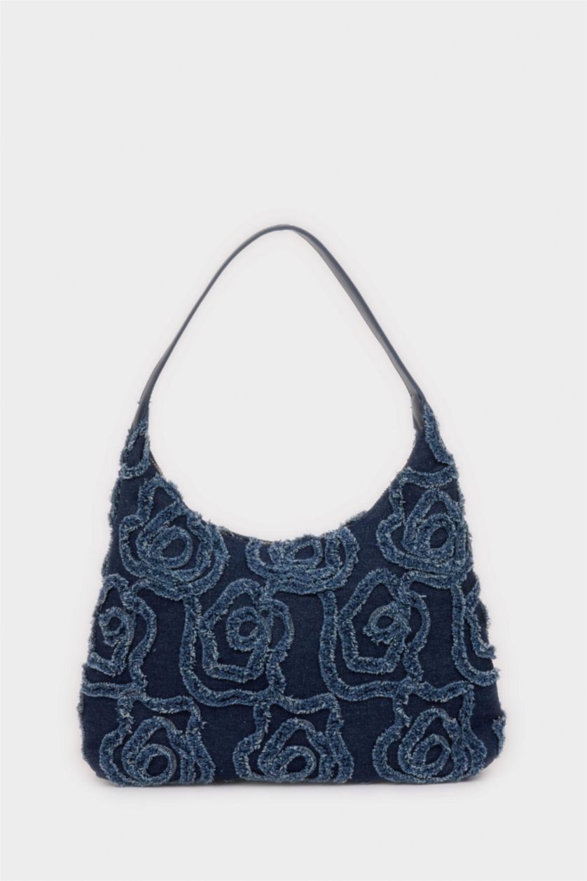 Kadın Mavi Jean Çapraz Çanta