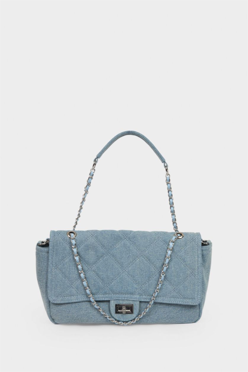 Kadın Açık Mavi Kadın Jean Çapraz Çanta