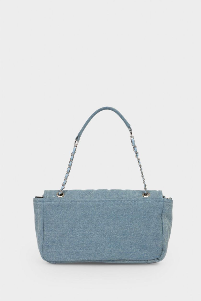 Kadın Açık Mavi Jean Çapraz Çanta
