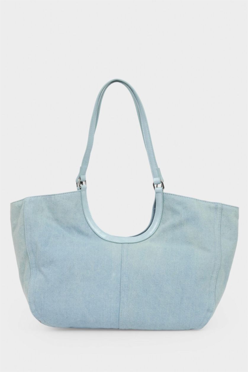 Kadın Mavi Jean Omuz Çantası