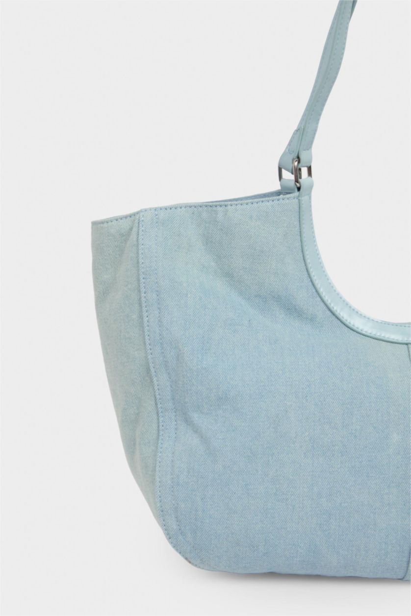 Kadın Mavi Jean Omuz Çantası