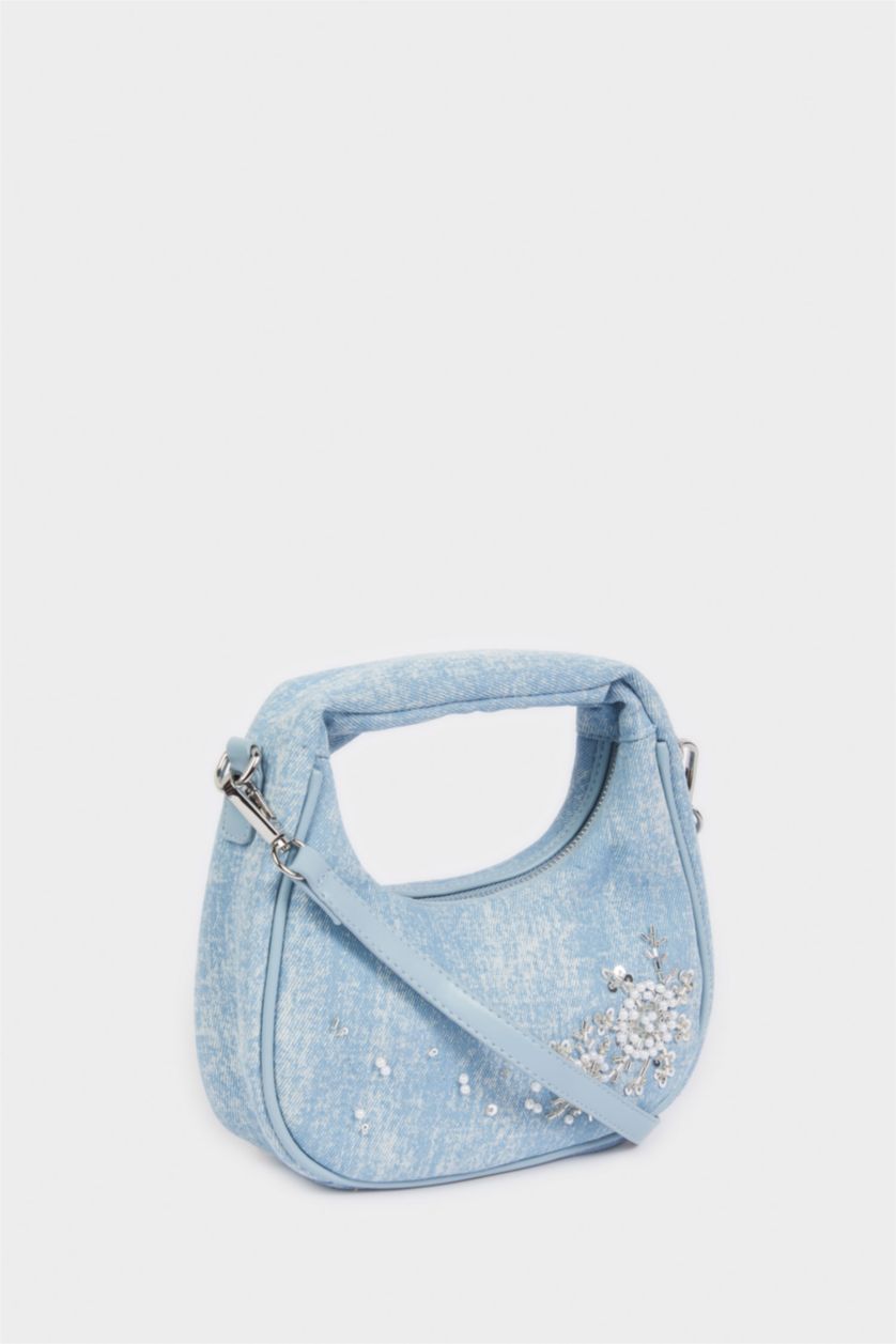 Kadın Mavi Jean El Çantası