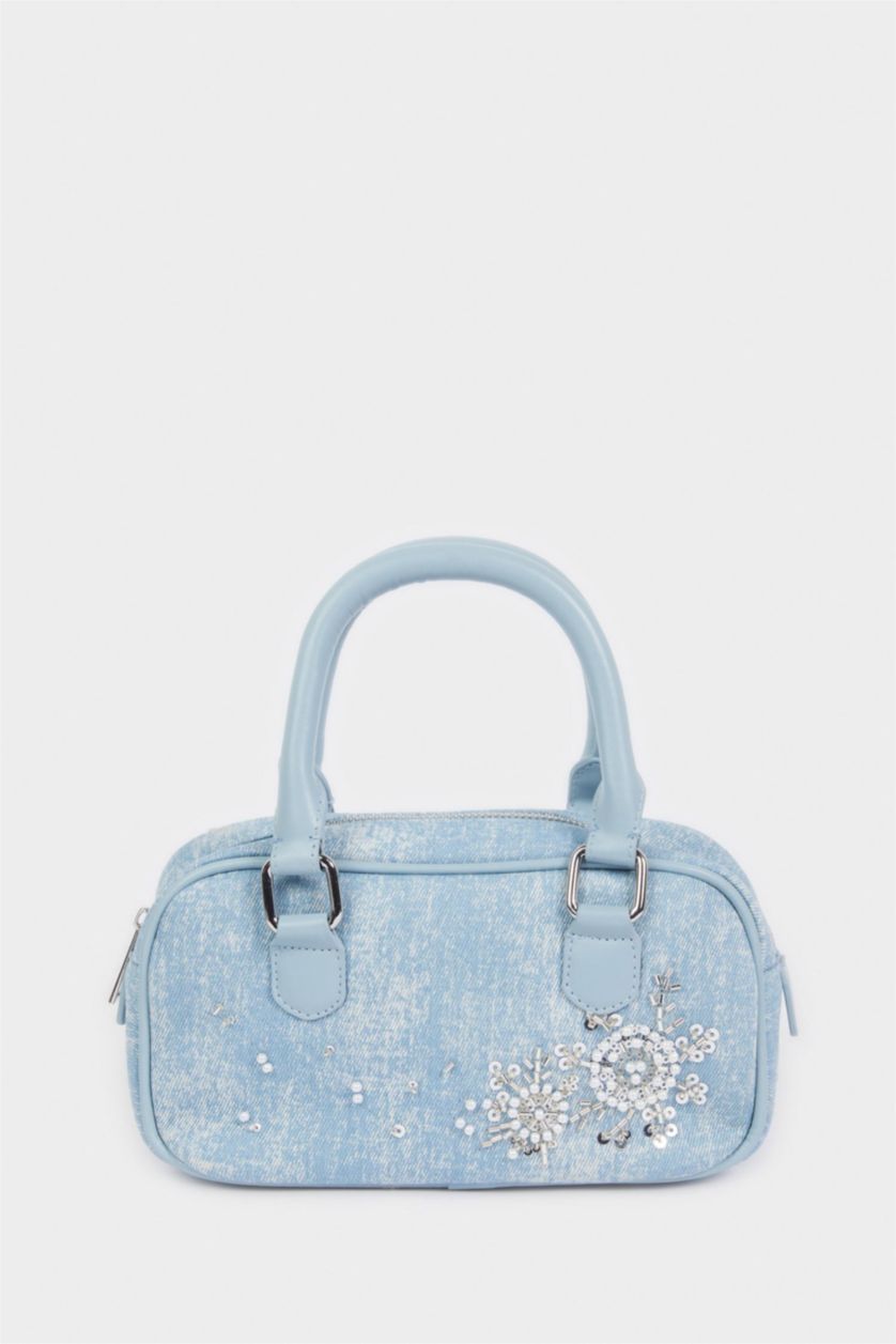 Kadın Mavi Jean El Çantası