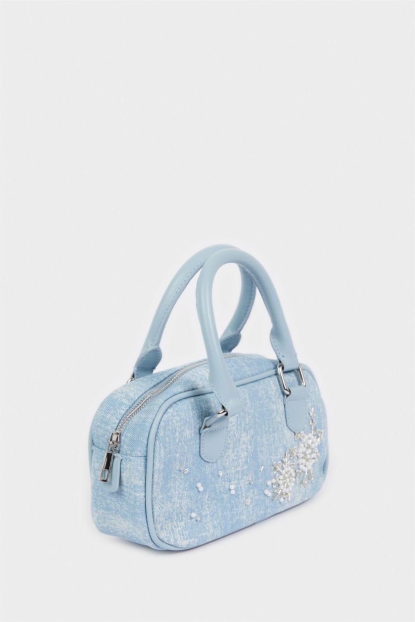 Kadın Mavi Jean El Çantası