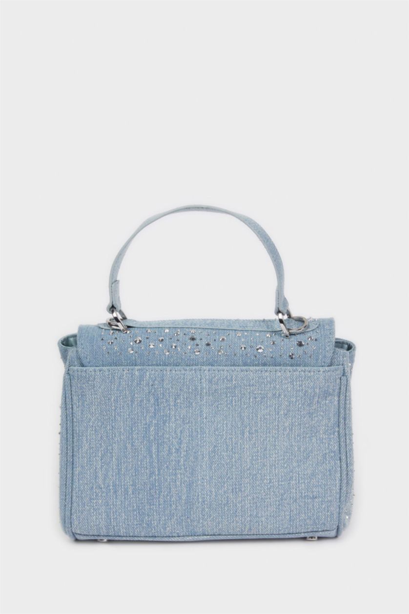 Kadın Mavi Kadın Jean Çapraz Çanta