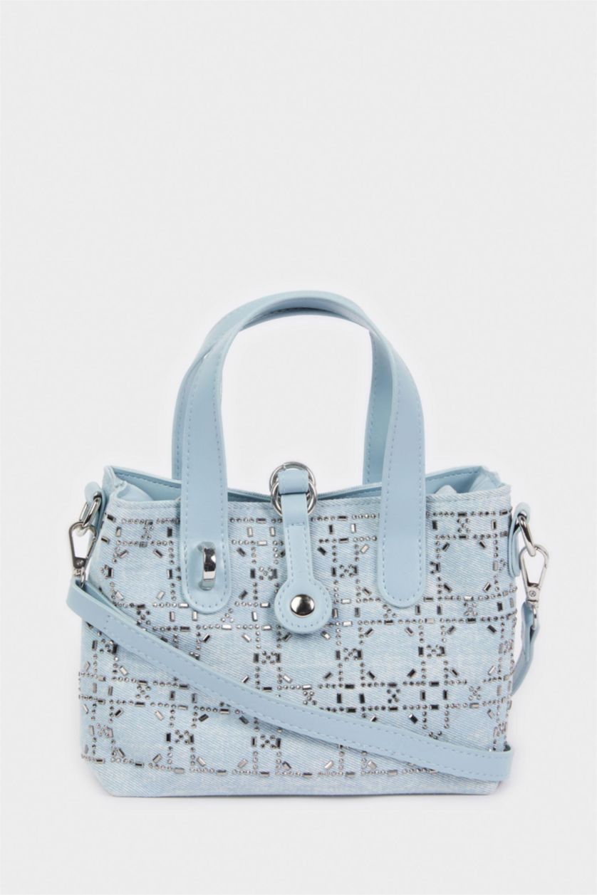 Kadın Mavi Kadın Jean Çapraz Çanta