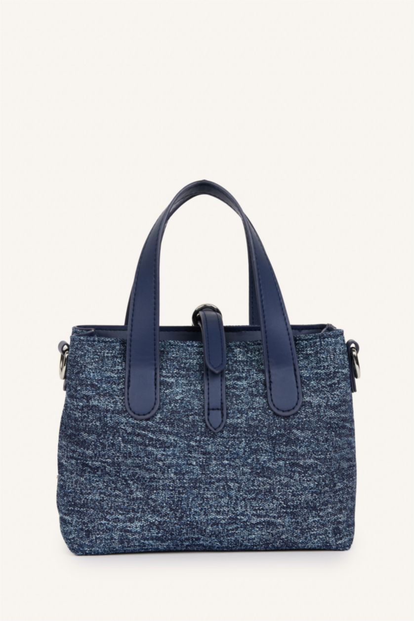 Women Dark Blue Denim Crossbody Bag