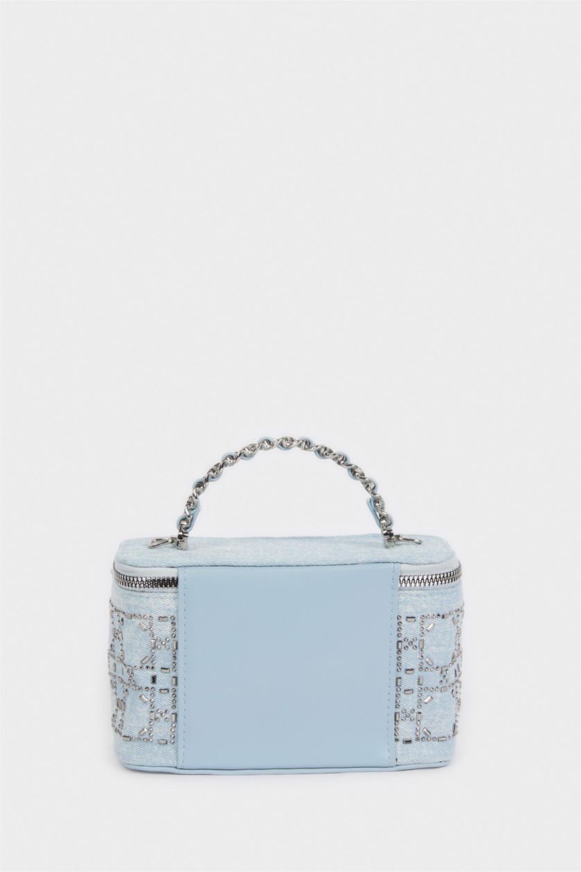 Kadın Mavi Kadın Jean Çapraz Çanta