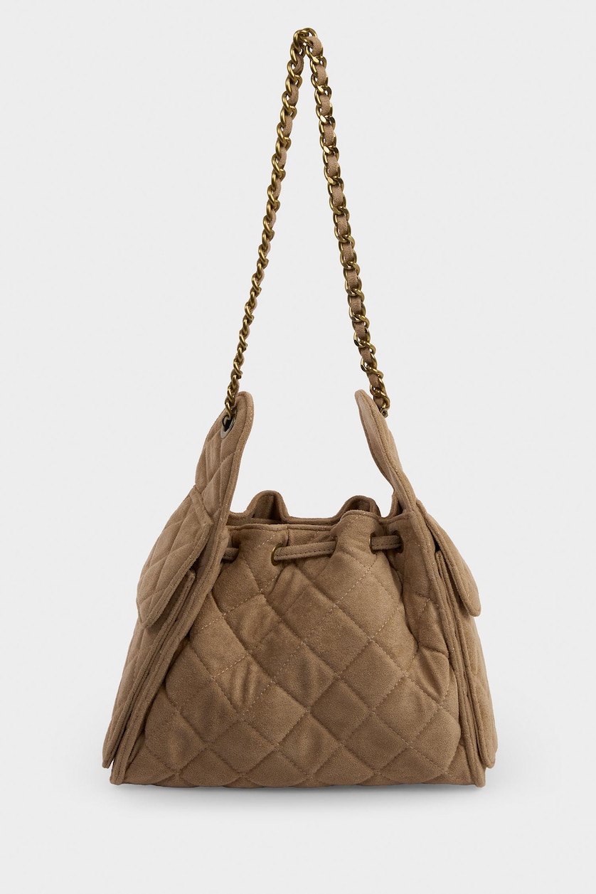 Women Vison Suede Shoulder bag