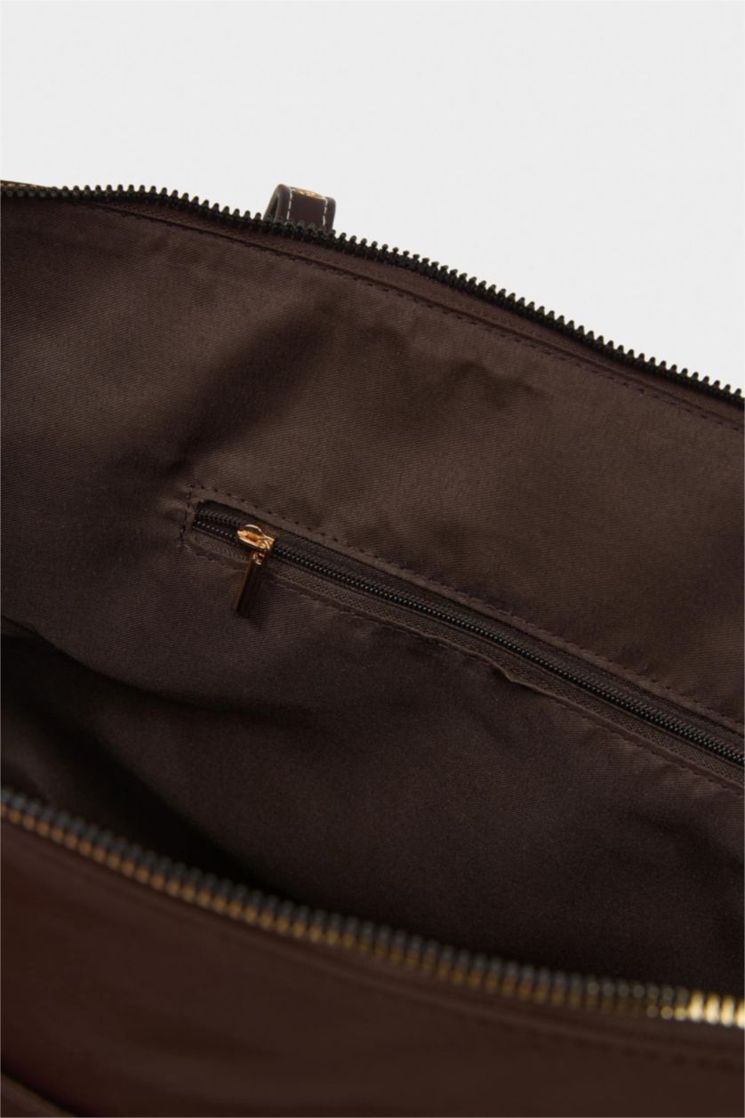 WOMAN Brown Woman Shoulder Bag