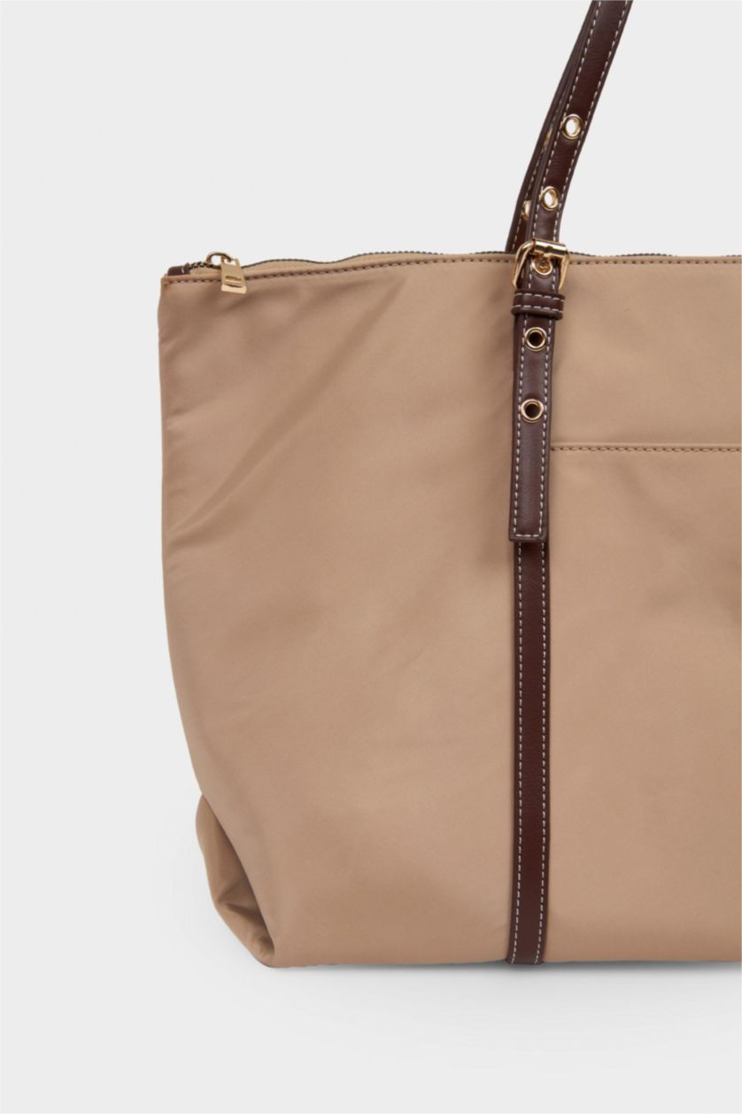 FEMME Beige Sac à épaule pour femme