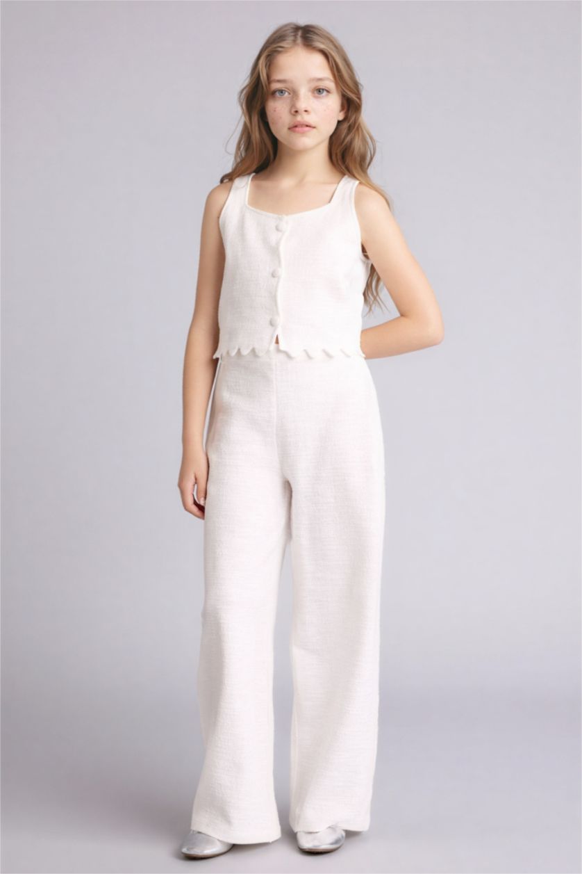 Kız Çocuk - Genç Kız Beyaz 2'li Takım Kız Çocuk