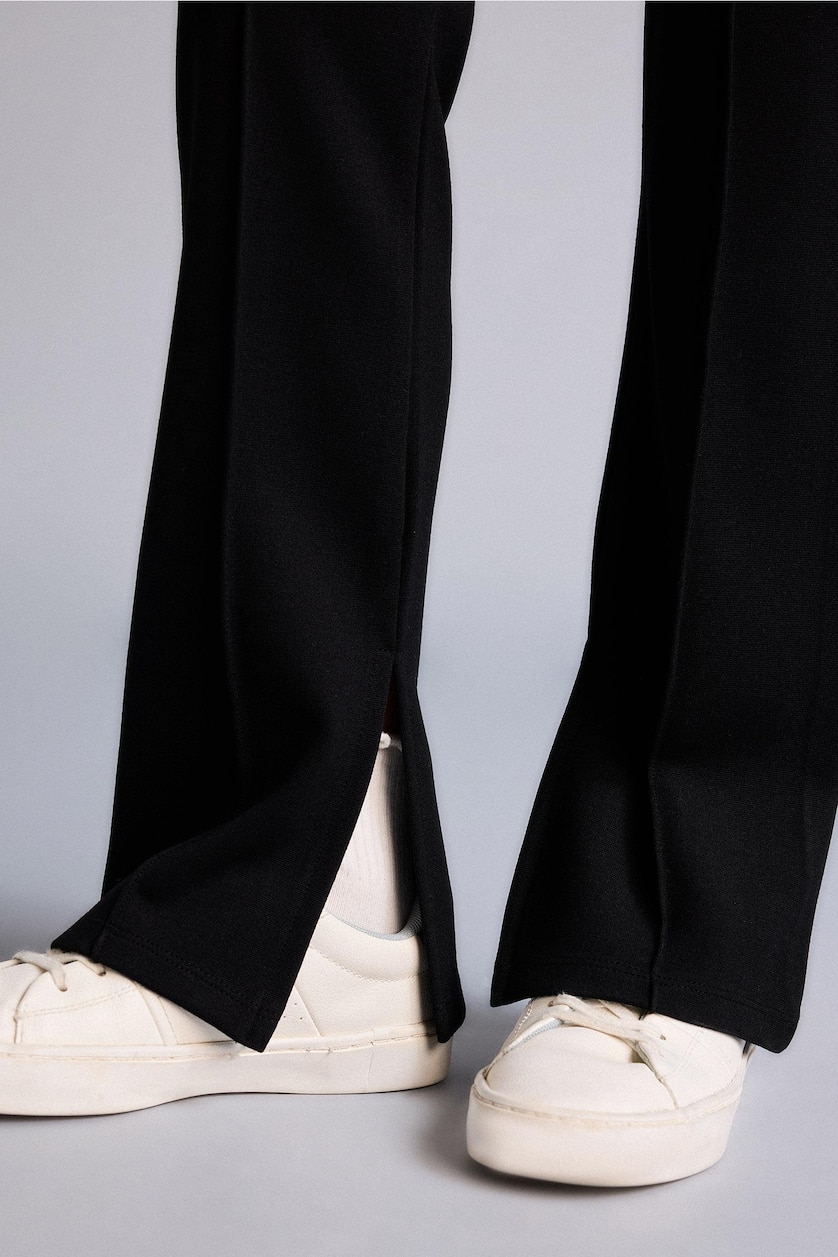 Young Girls - Teen Girls Black Girl Flare Fit Trousers