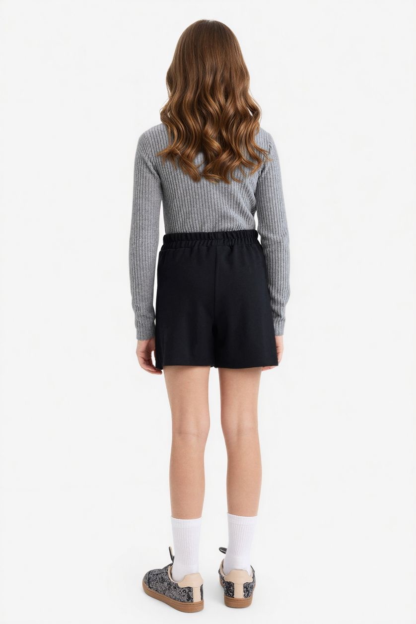 GIRLS & TEENS Black Girl Knitted Skirt