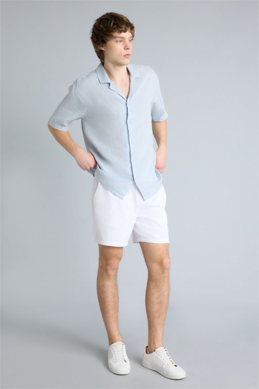 Мужчины Белый Relax Fit Denim