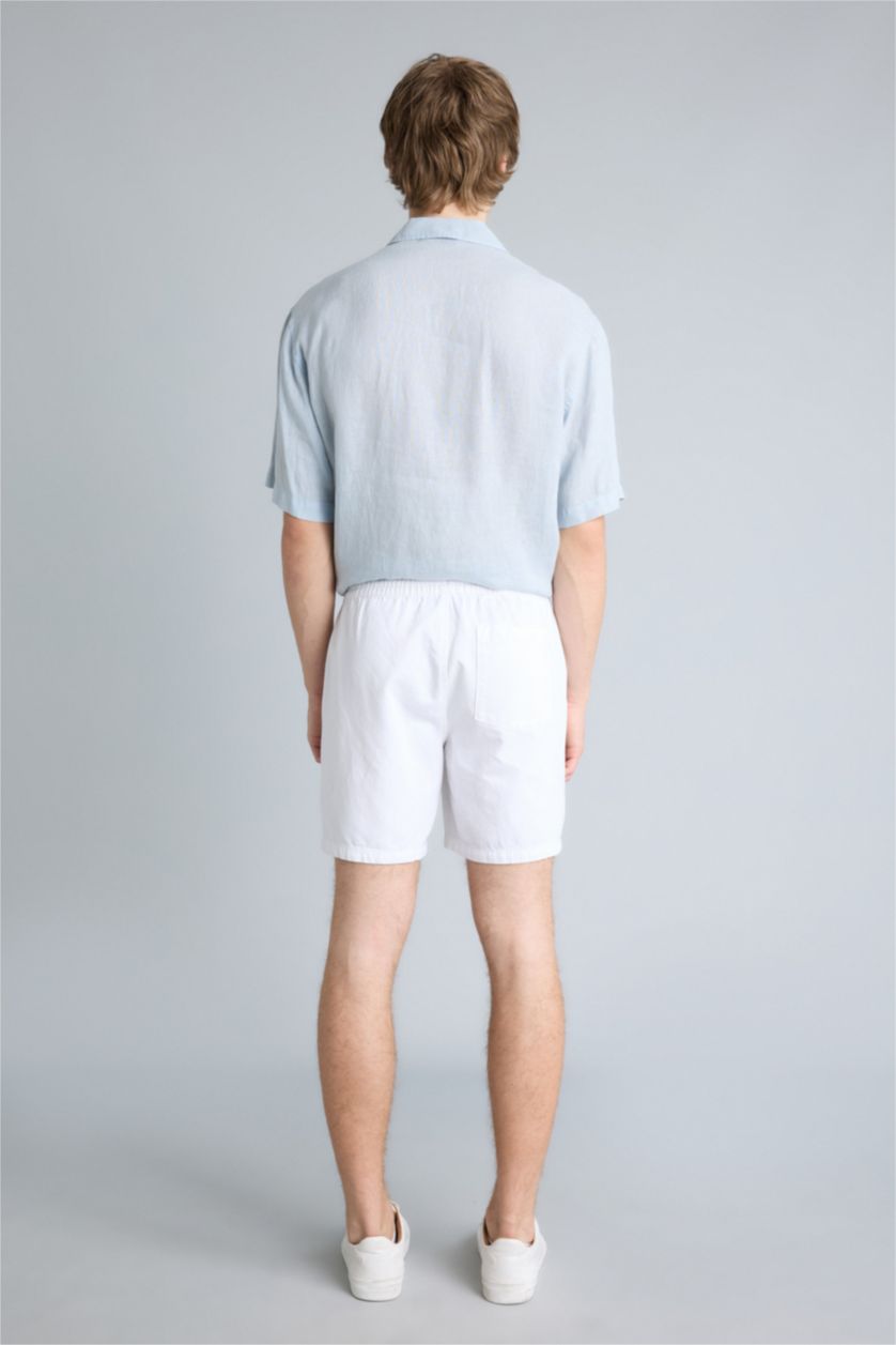 Мужчины Белый Relax Fit Denim