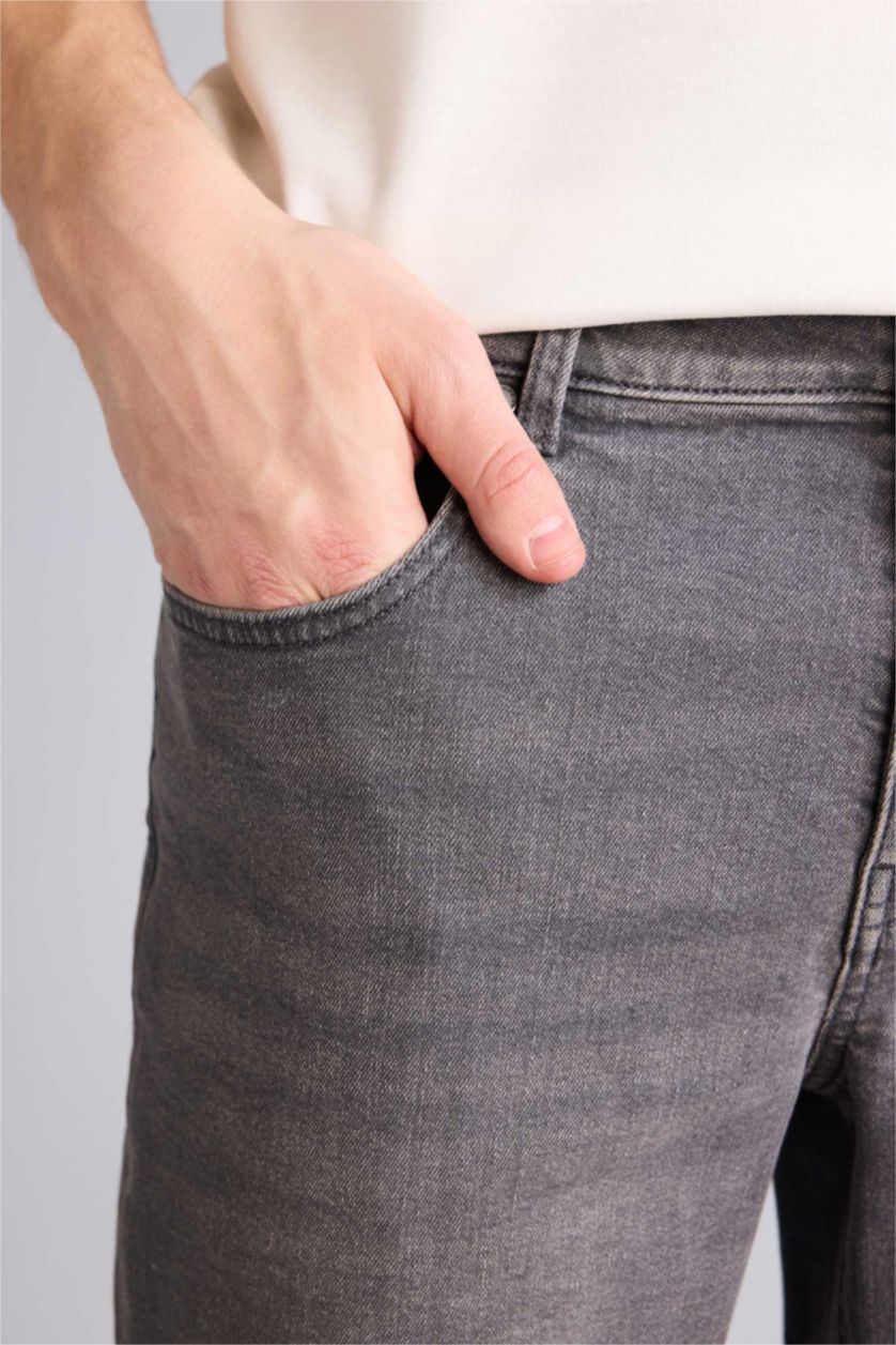 Ерлер Антрацит Regular Fit джинс бермуд