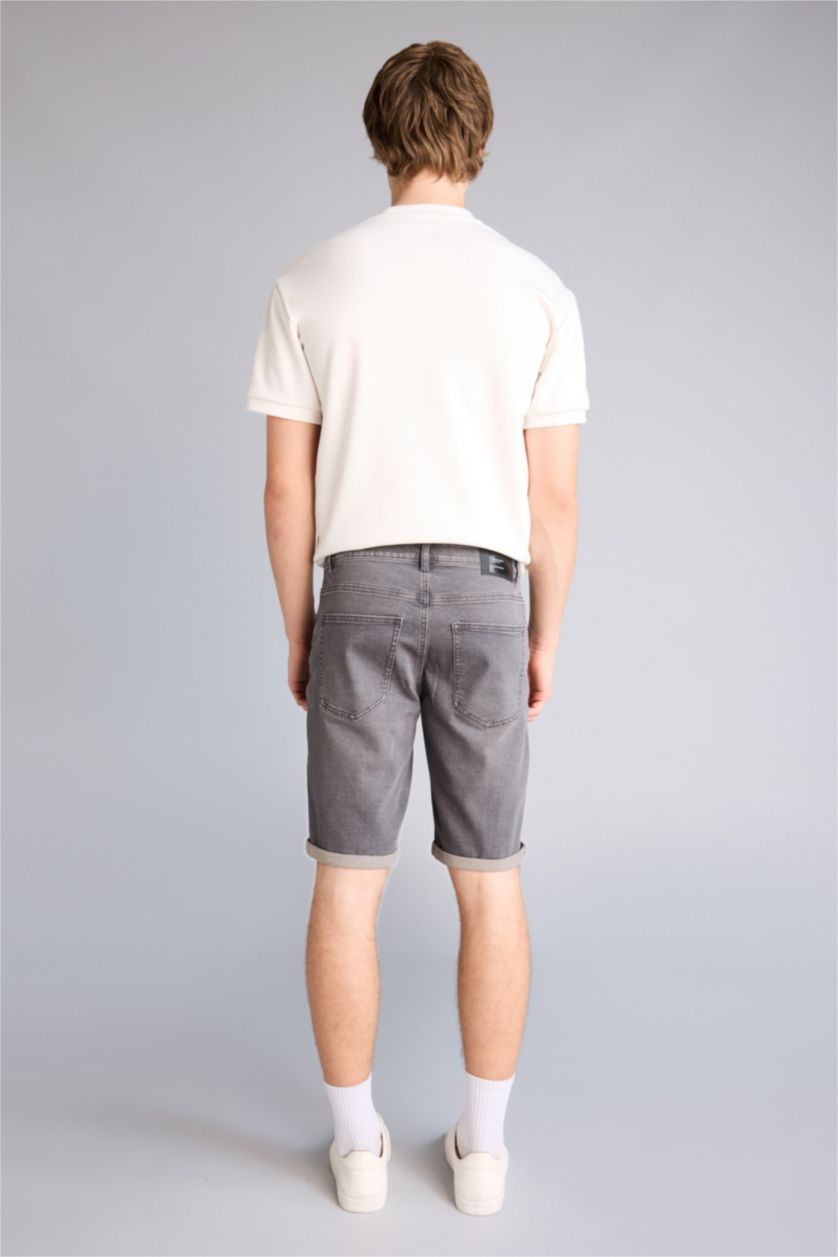 Ерлер Антрацит Regular Fit джинс бермуд