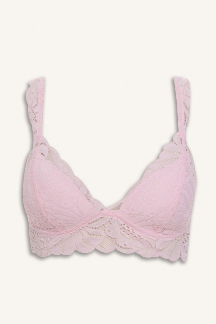WOMAN Light Pink Lace Covered Padded Bra