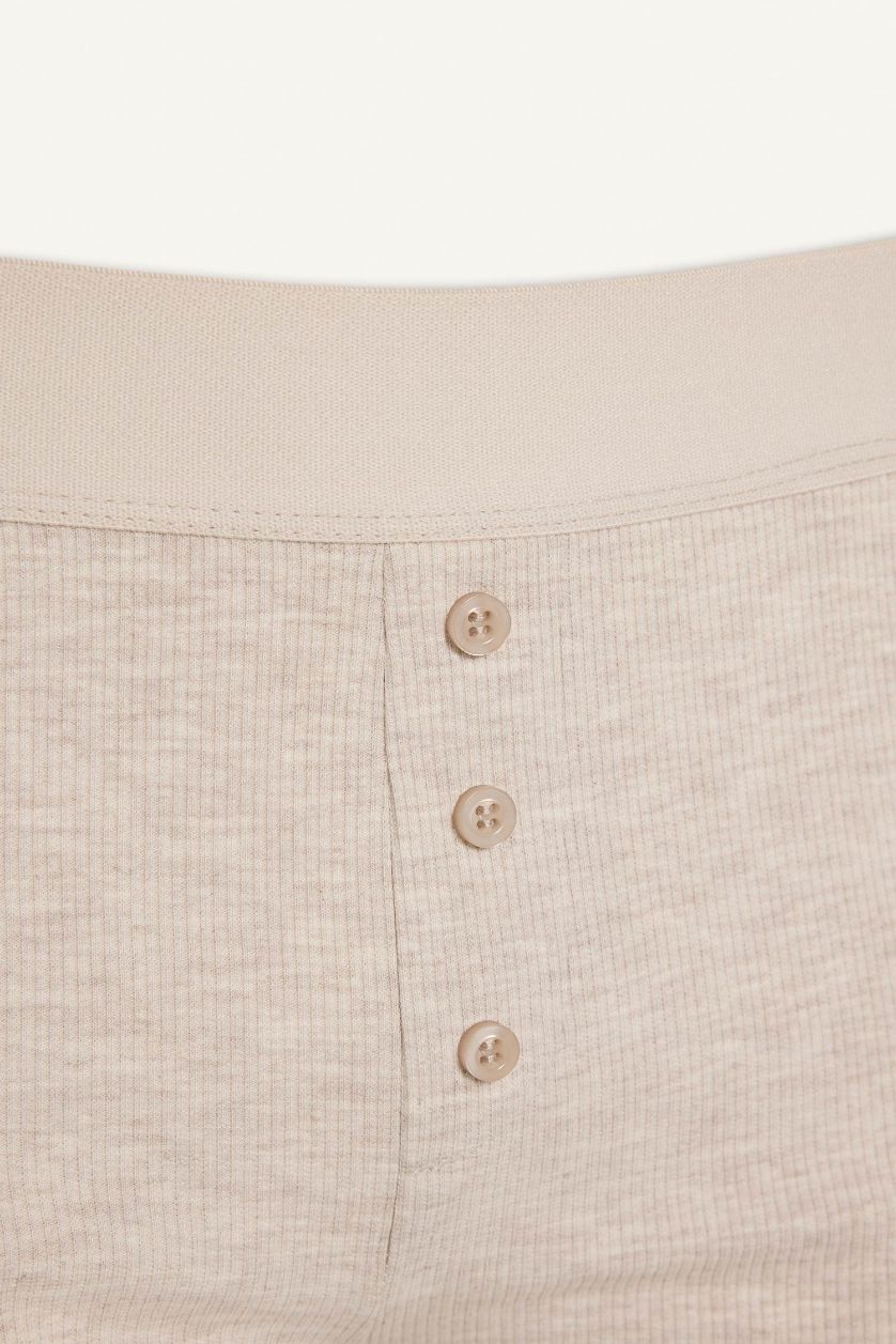 WOMAN Light Brown Melange Ribana Slip Panty