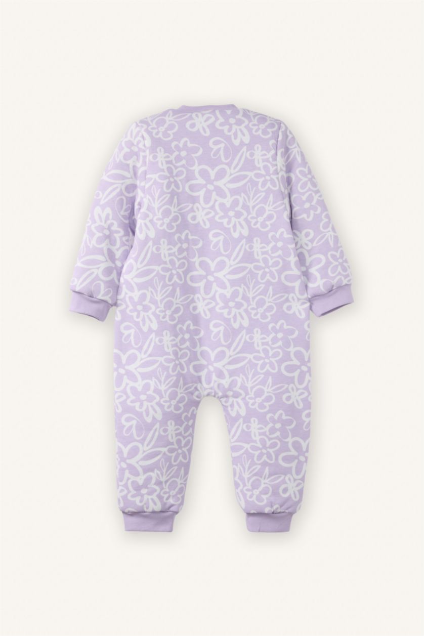 طفلة صغيرة أرجواني فاتح جمبسوت بيبي بناتي