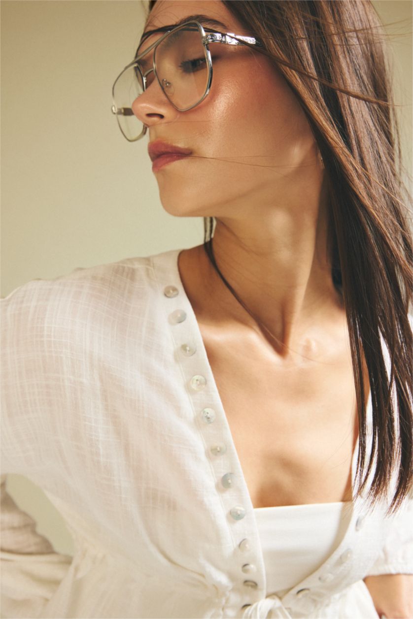 Women White Sunglasses