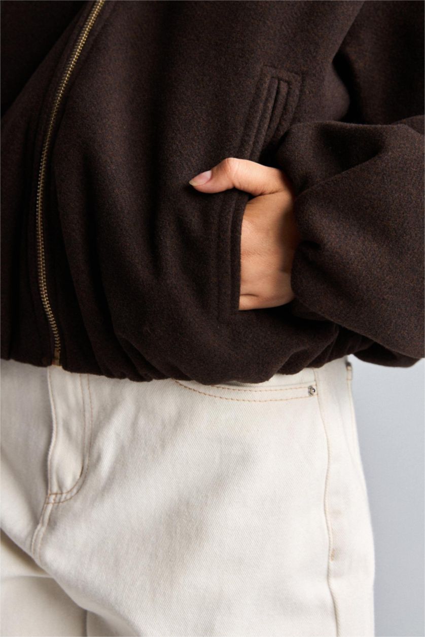 Әйелдерге Қоңыр Regular Fit пальто