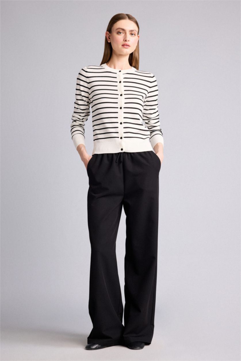 Women Ecru Regular Fit Cardigan