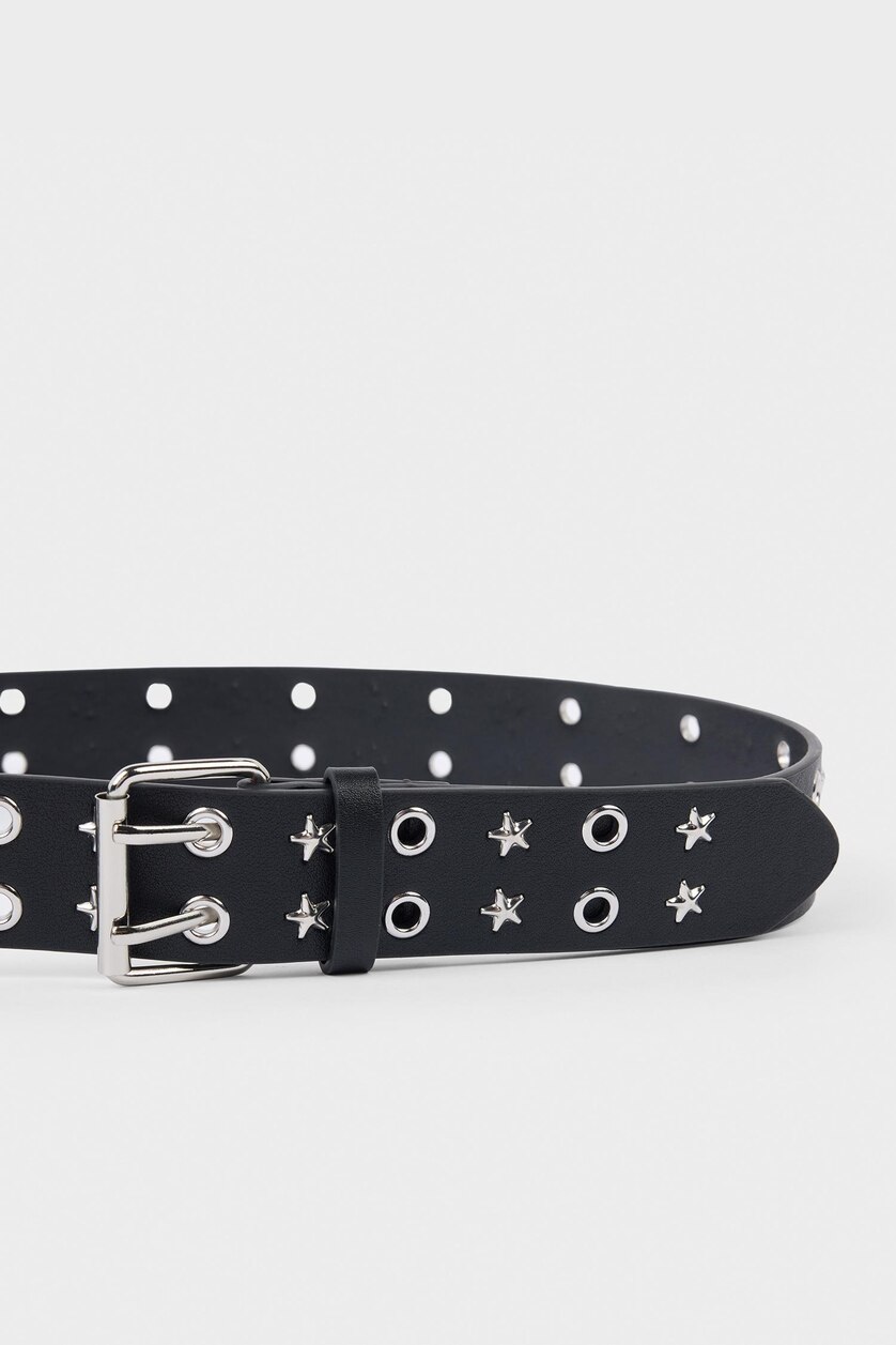 Women Black Woman Rectangle Clasp Faux Leather