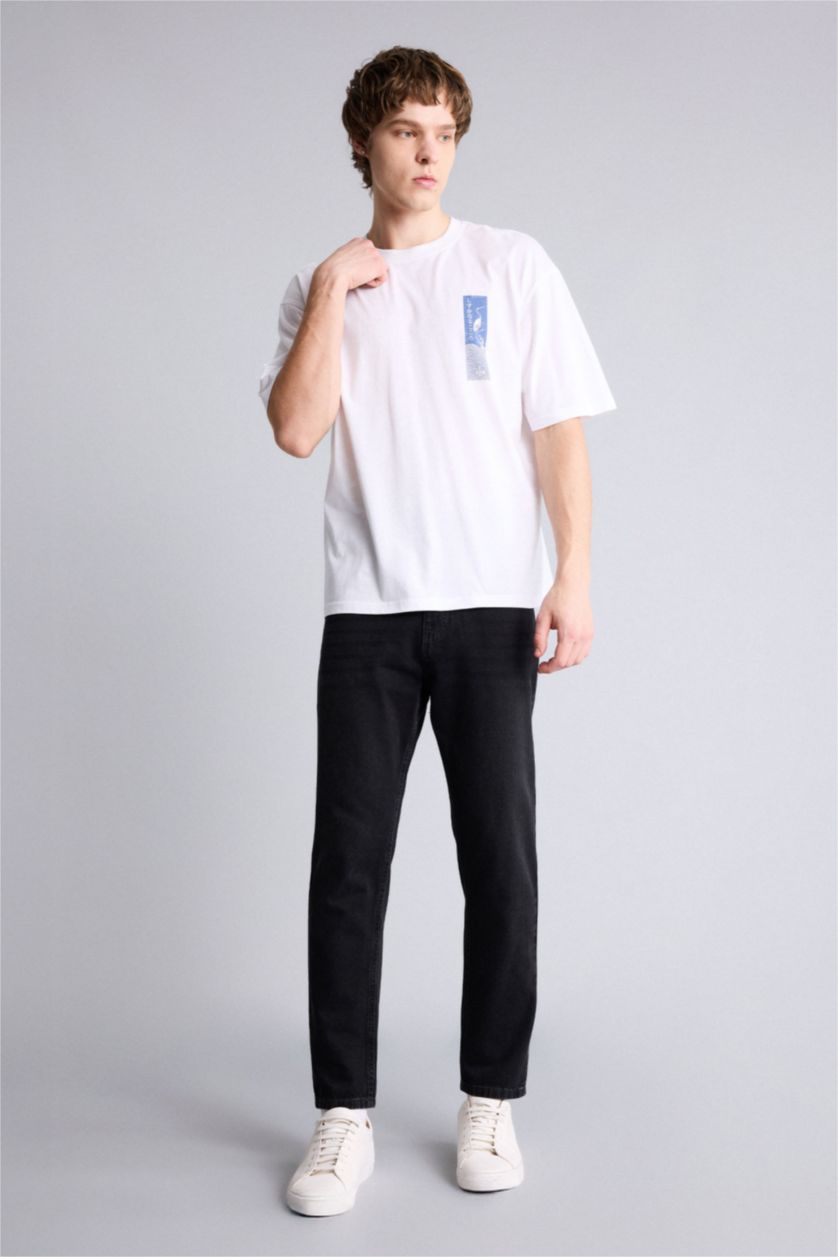 Мужчины Черный Джинсы 90's Slim Fit с узкими штанинами